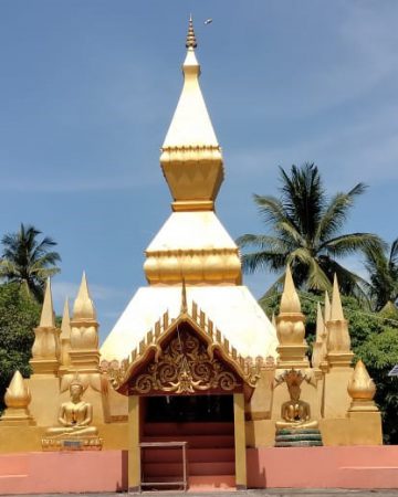 ພະທາດ ສຸວັນນະສີລາ ຫຼື ພະທາດຄໍາແສນ ວັດແສນ